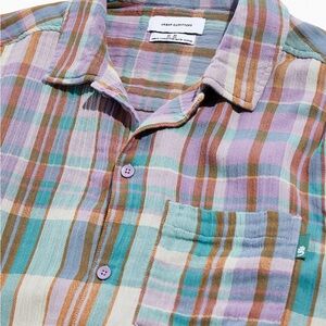 Urban Outfitters Multicolor Plaid Unisex Shirt